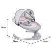 Moni Baby electric swing ARI (0-6 months) Pink from Pakostnik