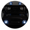 Chipolino Battery Jeep 12V with RC TOYOTA FJ CRUISER EVA tires (2-6 years) from Pakostnik