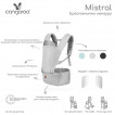 Cangaroo Ergonomically kangaroo MISTRAL Grey from Pakostnik