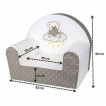 Bubaba Children armchair 43 x 52 x 28 cm from Pakostnik