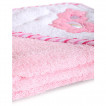 Cangaroo Baby towel with hood MANNY 76 x 76 cm Pink from Pakostnik