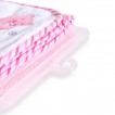 Cangaroo Baby towel with hood MANNY 76 x 76 cm Pink from Pakostnik