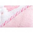 Cangaroo Baby towel with hood MANNY 76 x 76 cm Pink from Pakostnik