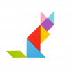 TOOKY TOY Tangram wooden puzzle from Pakostnik