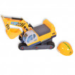 Moni Toys Excavator riding and pushing car 138 from Pakostnik