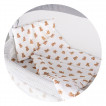 Chipolino Bedding set 4 parts for mini cot from Pakostnik