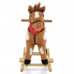 Moni Toys Horse-swing with sound THUNDER Khaki from Pakostnik