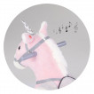 Chipolino Plush rocking horse with sound 18m+ Pink from Pakostnik