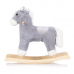 Chipolino Plush rocking horse with sound 18m+ Grey from Pakostnik