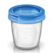 Philips Avent Set of Containers VIA 5 pcs. 180 ml + 5 pcs. caps from Pakostnik