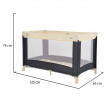 Moni Folding cot SOLO 1 level Beige from Pakostnik