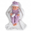 Moni Toys Doll 41 cm with blanket 9303 from Pakostnik