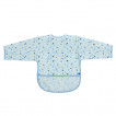 Kikkaboo Waterproof bib with sleeves and pocket 4m+ Arty Blue Pattern from Pakostnik