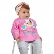 Sevi bebe Long Sleeve Bib 12m+ Flamingo from Pakostnik