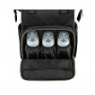 Kikkaboo Stroller accessory bag SIENA Black & Gold from Pakostnik