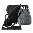 Kikkaboo Stroller accessory bag SIENA Dark Grey from Pakostnik