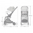 KinderKraft Baby stroller INDY 3 Coal Black from Pakostnik