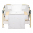 Kikkaboo Baby sleeping set for mini cot 5 parts Seally Me from Pakostnik