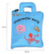 Jollybaby Soft MONTESSORI book-bag 18m+ UNDERWATER WORLD 10046 from Pakostnik