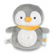 Moni Toys Plush toy with projector and music (white noise) PENGUIN from Pakostnik