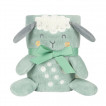 Kikkaboo Baby blanket with 3D embroidery 75x100cm Sleepy Sheep from Pakostnik