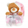 Cangaroo Baby blanket 75 x 90 cm with Toy ADDLE BEAR from Pakostnik