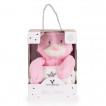 Cangaroo Baby blanket 75 x 90 cm with Toy RORY BEAR Pink from Pakostnik