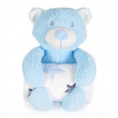 Cangaroo Baby blanket 75 x 90 cm with Toy RORY BEAR Blue from Pakostnik