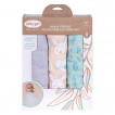 Playgro Set 3 pcs muslin diapers 120 x 120 cm FAUNA FRIENDS 0m+ PG.0855 from Pakostnik