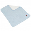 Cangaroo Knitted blanket with Sherpa 75x100cm (In a box) SHERPY Blue from Pakostnik