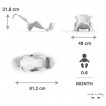 OK Baby Bath Support Seat BUDDY Green from Pakostnik