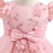 Alma Children's dress with 3D flowers (4/5, 5/6, 6/7 years) from Pakostnik