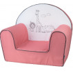 Bubaba Children's armchair Safari Pink from Pakostnik