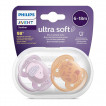 Philips Avent Ultra Soft Pacifier with sterilizer box 2pcs 6-18m from Pakostnik
