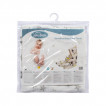 Sevi bebe Newborn towel with sewn cheesecloth 80/80 cm Grey Stars from Pakostnik
