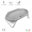 OK Baby Collapsible folding bath ONDA Turquoise from Pakostnik