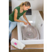OK Baby Collapsible folding bath ONDA White from Pakostnik
