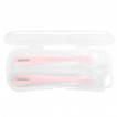 Kikkaboo Silicone feeding spoons in box 2 pcs Pink from Pakostnik