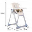 Cangaroo High chair I EAT Beige from Pakostnik