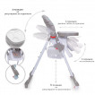 Cangaroo High Chair KIMCHI Light Grey from Pakostnik