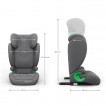 KinderKraft Car seat i-Size (100-150 cm) JUNIOR FIX 2 PLUS Grey from Pakostnik