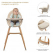 KinderKraft High chair 2in1 FINI 2 Grey from Pakostnik