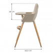 KinderKraft High chair 2in1 FINI 2 Grey from Pakostnik