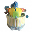 Alma Diaper cake small STAR Yellow from Pakostnik
