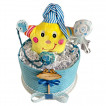 Alma Diaper cake small STAR Yellow from Pakostnik
