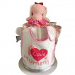 Alma Diaper cake BUNNY Pink T-58943 from Pakostnik