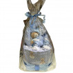Alma Diaper cake MUSICAL BEAR ON THE MOON Blue from Pakostnik