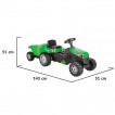 Pilsan Kids treadle tractor ACTIVE Green from Pakostnik