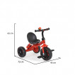 BYOX Tricycle CAVALIER LUX Red from Pakostnik