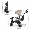 KinderKraft Folding tricycle JAZZ 3 Beige from Pakostnik